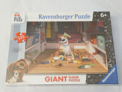 Joc puzzle Ravensburger The Secret Life of Pets Giant Floor Puzzle 125 - sigilat foto