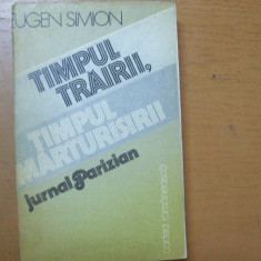 Timpul trairii timpul martusirii Eugen Simion jurnal parizian 1986 010