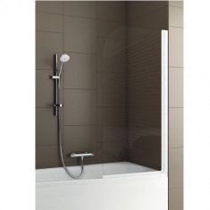 Paravan cada Aquaform Modern 1 un element mobil 67x140cm sticla transparenta crom mat foto