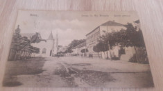 Romania,1928,Beius,Bihor,scoala primara ilustrata,cp foto