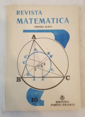 Revista Matematica 1991 Nr 10 foto