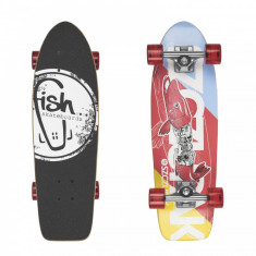 Skateboard - Cruiser - Pike/Silver/Transparent Red 26&amp;#039;&amp;#039; foto