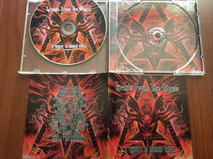 tyrants from the abyss tribute to morbid angel cd disc muzica death black metal