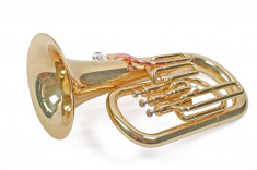 Eufoniu 3 pistoane Karl Glaser Bb Euphonium Baritonhorn auriu foto