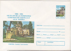 bnk ip Intreg postal Campina - Castelul Iulia Hasdeu - necirculat 1996 foto