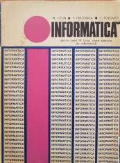 INFORMATICA MANUAL PENTRU ANUL IV LICEU - Lovin, Preoteasa, Popovici foto