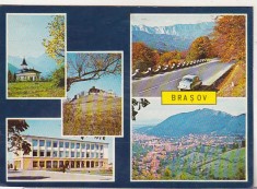 bnk cp Jud Brasov - Vedere - circulata - marca fixa
