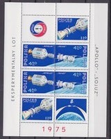 Polonia 1975 - bloc Apollo-Soiuz neuzat,perfecta stare(z)