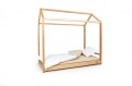 Pat casuta, stil Montessori, marca BabyTime, Lemn natural de fag masiv!, Alte dimensiuni, Altele