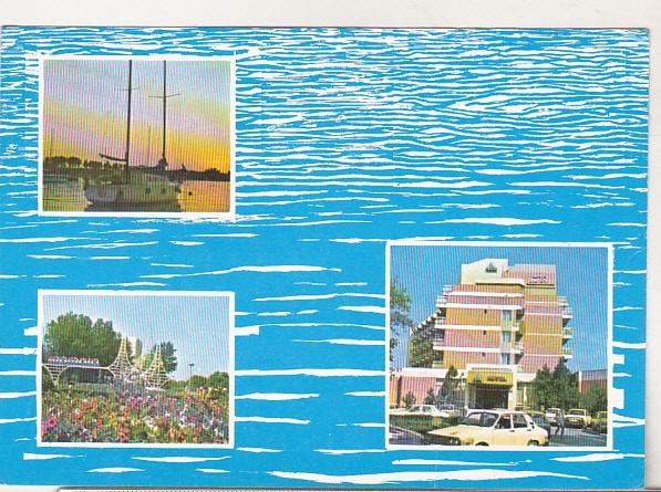 bnk cp Mamaia - Vedere - circulata - marca fixa