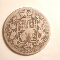 ANGLIA HALF CROWN 1877 ARGINT