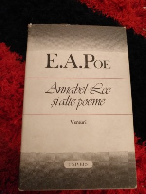 Poe - Annabel Lee si alte poeme Rg foto
