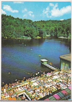 bnk cp Sovata - Lacul Ursu - circulata - marca fixa foto