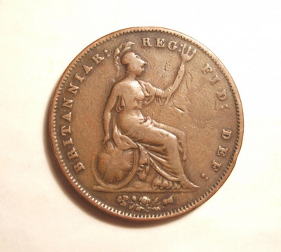 ANGLIA 1 PENNY 1858 foto