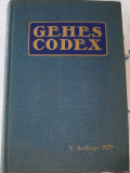 GEHES CODEX 1929