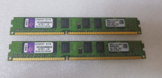 Memorie RAM Kingston (2x2GB) 4GB 1333MHz KVR1333D3S8N9K2/4G - poze reale foto