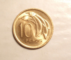 URUGUAY 10 PESOS 1968 UNC foto