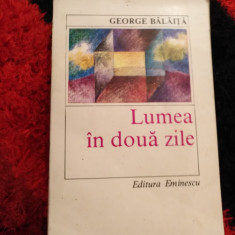 George Balaita - Lumea in doua zile Rg