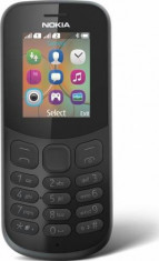 Telefon Mobil Nokia 130 2017 Single SIM Black foto