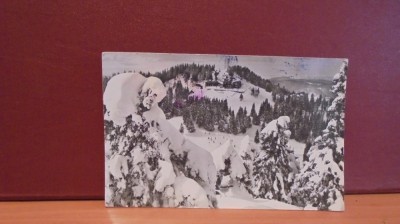 R.P.R. - MASIVUL POSTAVARUL SI CABANA CRISTIANUL MARE IARNA- CIRCULATA,TIMBRATA foto