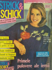 Revista tricotaje STRICK &amp;amp; SCHICK ianuarie 1993 in lb. romana foto