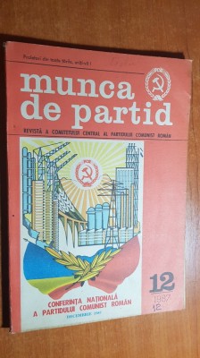 revista munca de partid decembrie 1987 foto
