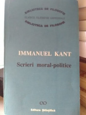 Scrieri moral- politice , Immanuel Kant foto