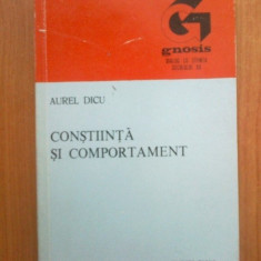 CONSTIINTA SI COMPORTAMENT-AUREL DICU 1977