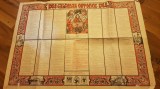 Calendar ortodox de perete din anul 1988-popaganda comunista