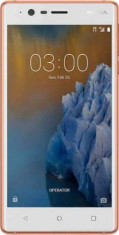 Telefon Mobil Nokia 3 16GB Dual Sim 4G Copper White foto