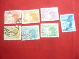 Serie mica - Posta Aeriana 1925-1926 Austria :val.5, 10 ,15 ,30 ,50 ,80 gr si 1S, Stampilat