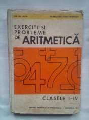 (C382) ION GH. ARTIN S.A. - EXERCITII SI PROBLEME DE ARITMETICA CLASELE I-IV foto