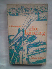 (C382) L. WOLANOWSKI - ADIO, BUMERANG foto