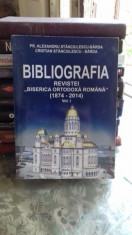 BIBLIOGRAFIA REVISTEI BISERICA ORTODOXA ROMANA - ALEXANDRU STANCIULESCU BARDA VOL.1 foto