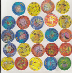 bnk crc Cartonase de colectie - Pokemon Tazos - 24 bucati foto