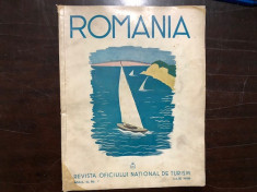 ROMANIA , REVISTA OFICIULUI NATIONAL DE TURISM , ANUL III,NR.7,IULIE 1938 foto