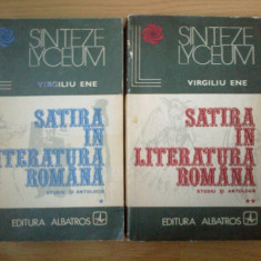 k0a VIRGILIU ENE - SATIRA IN LITERATURA ROMANA 2 Volume STUDIU SI ANTOLOGIE