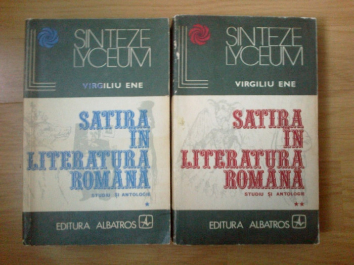 k0a VIRGILIU ENE - SATIRA IN LITERATURA ROMANA 2 Volume STUDIU SI ANTOLOGIE