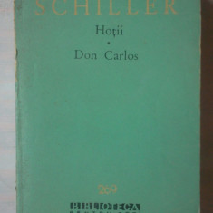 (C382) SCHILLER - HOTII / DON CARLOS