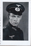 Bnk foto - Militar german WW II, Alb-Negru, Europa