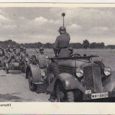 bnk cp Germania - Carte postala Wermacht 1939 - Marsch -Marsch!