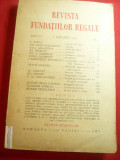 Revista Fundatiilor Regale 1ian.1937 cu: N.Iorga ,I.M.Sadoveanu si altii 240 pag