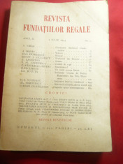 Revista Fundatiilor Regale 1iulie1935 : N.Iorga ,A.Maniu, A.Lambrino, 240 pag foto