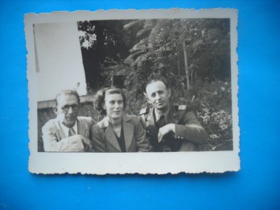HOPCT 192 X -FOTOGRAFIE VECHE MILITARI ROMANI-D=APROX 90/60 MM foto