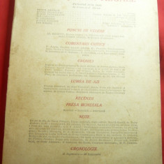 Revista Fundatiilor Regale 1nov.1945:cu T.Arghezi ,Ion Caraion, G.Calinescu