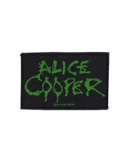 Patch Alice Cooper - Green Logo foto