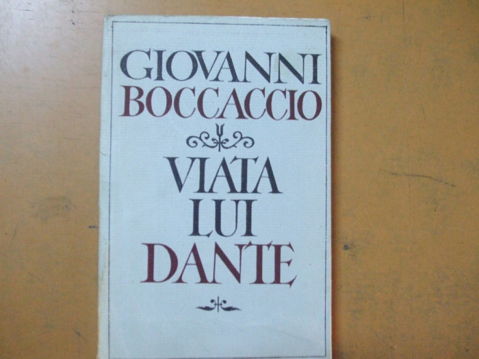Viata lui Dante G. Boccaccio Bucuresti 1963 008