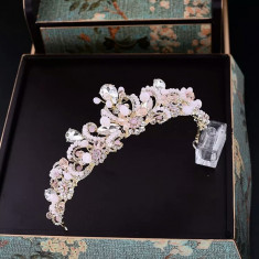 Diadema/tiara/coronita roz foto