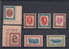 ROMANIA 1946 LP 197 LP 198 TINERETUL PROGRESIST SERIE SI P.A. MNH foto