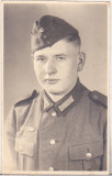 Bnk foto - Militar german - portret, Alb-Negru, Europa